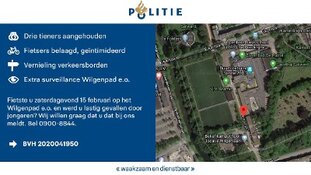 Drie tieners aangehouden voor openlijke geweldpleging