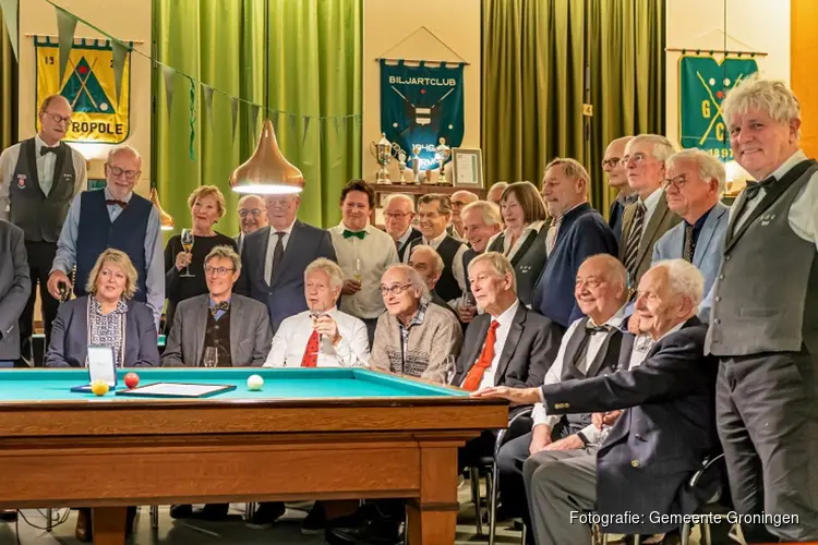 Koninklijke erepenning voor Groninger Biljart Club