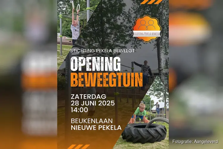 Nieuwe beweeg- en ontmoetingstuin in Nieuwe Pekela feestelijk geopend