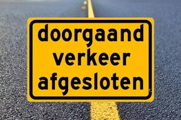 Provinciale weg tussen Ten Post en Garrelsweer twee weken afgesloten