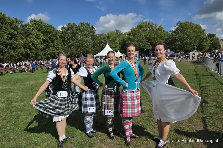Highlanddancing.nl behaalt Belgisch edelmetaal in grote getale