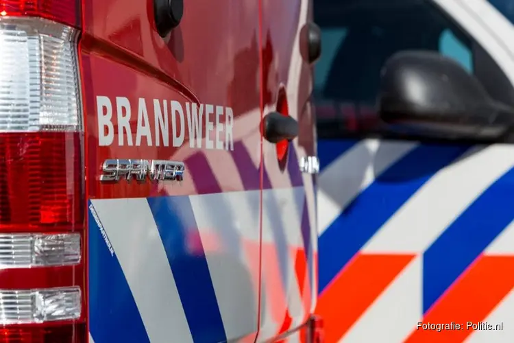 Bankstel in brand gestoken in Delfzijl, verdachte aangehouden in café
